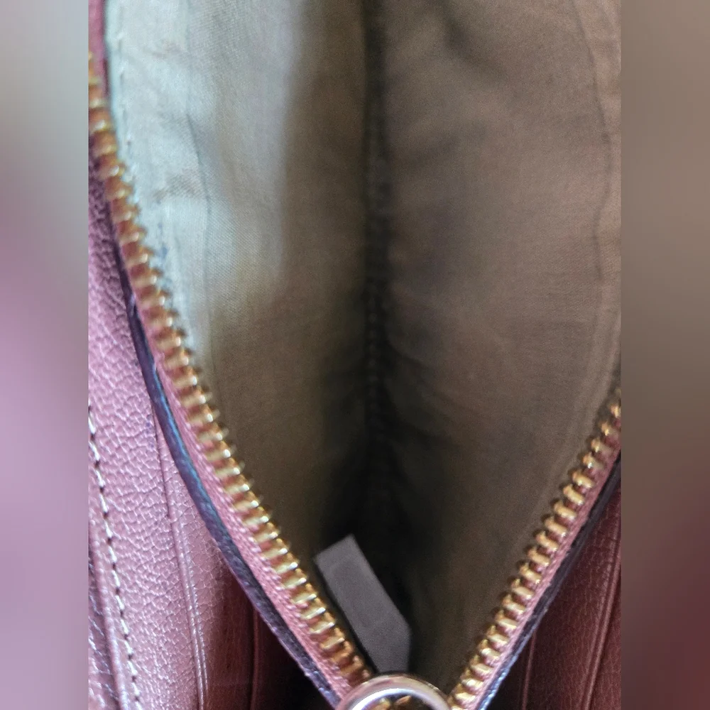 Chloe Mauve Long Leather Wallet - Picture 12 of 14